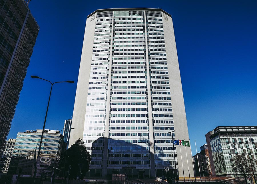Pirelli Tower in Milan